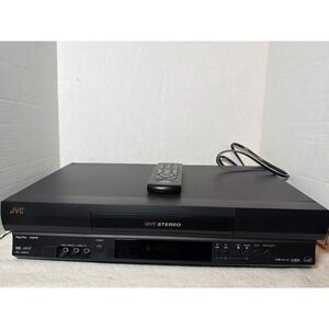 JVC HR-J692U VHS VCR Player Black 4-Head Hi-Fi Stereo SQPB with Remote Control